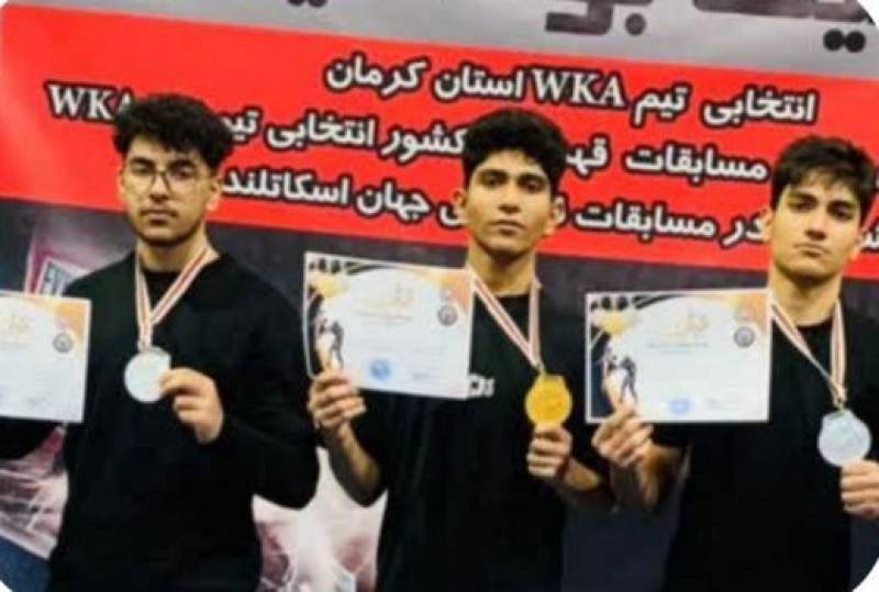 افتخار آفرینی دانش آموزان شهرستان جیرفت استان کرمان در مسابقات استانی کیک بوکسینگ